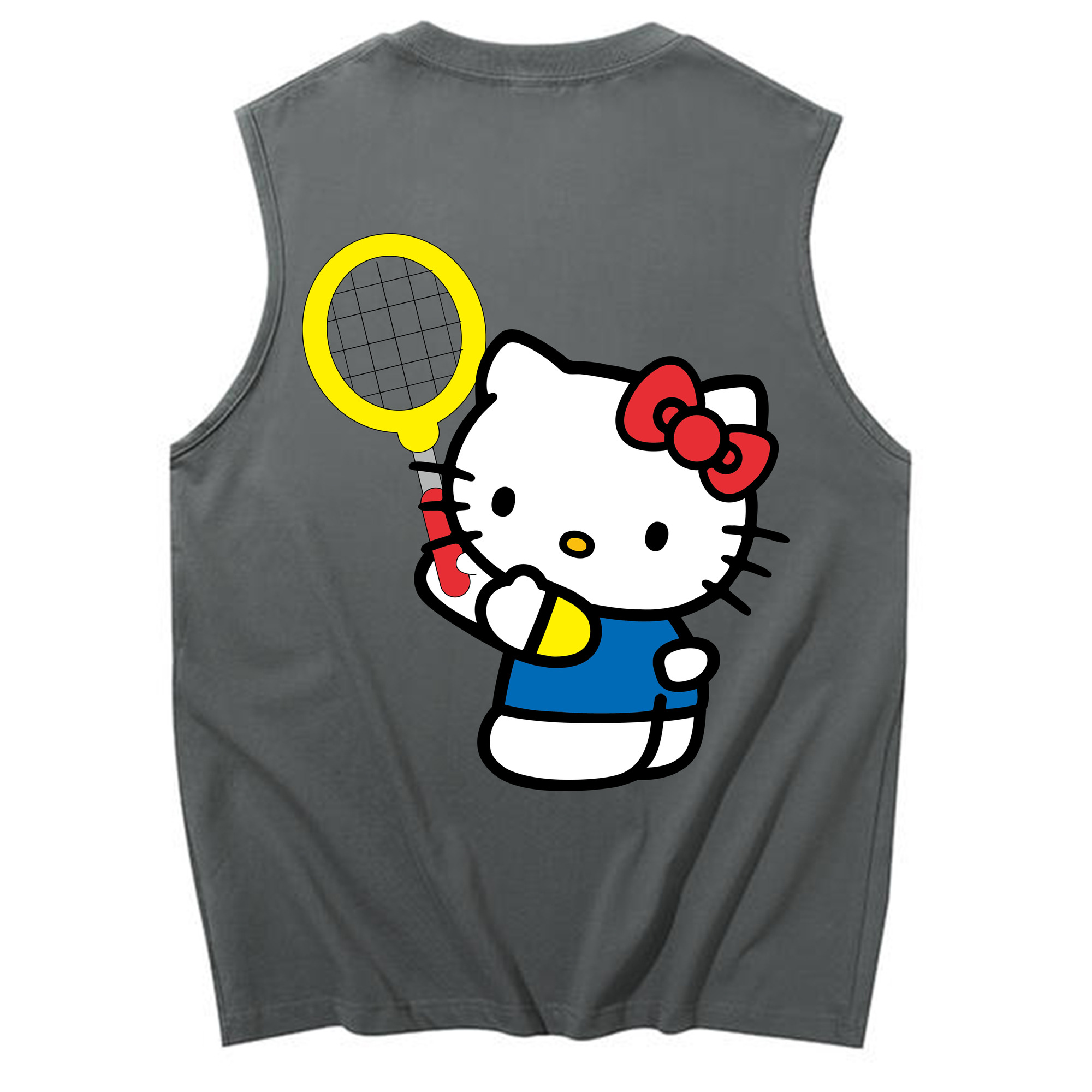 （画像用） Hello Kitty ハローキティ コットン100％タンクトップ（背面プリント）
